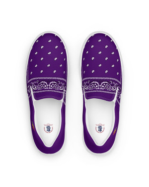 BGR Womens Purple Rain Bando Slip Ons