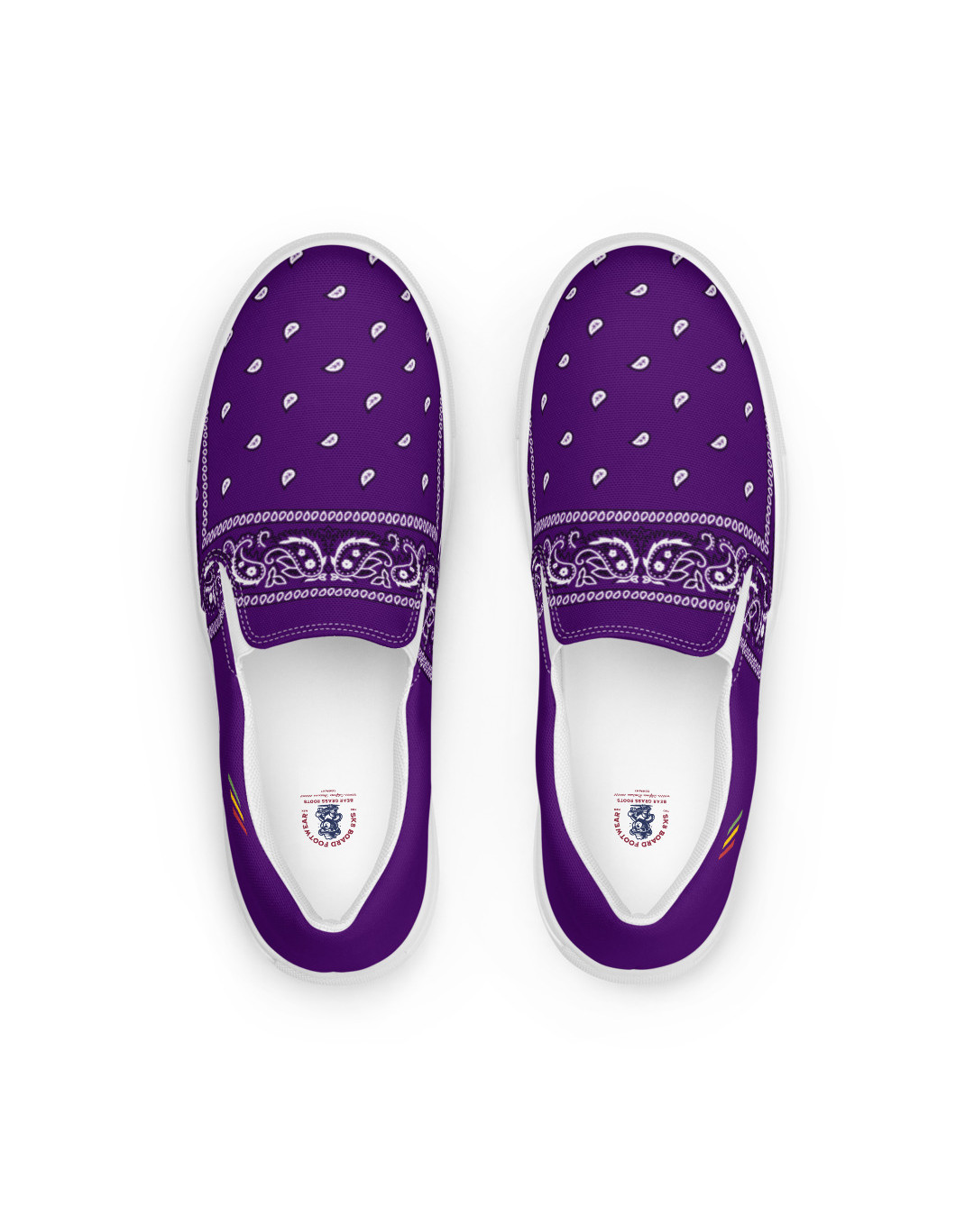BGR Womens Purple Rain Bando Slip Ons