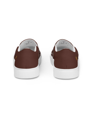 BGR Womens Dark Brown Bando Slip Ons