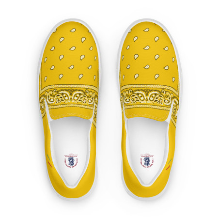 BGR Womens Yellow Bando Slip Ons