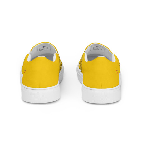 BGR Womens Yellow Bando Slip Ons