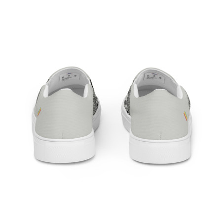 BGR Womens Silver Bando Slip Ons
