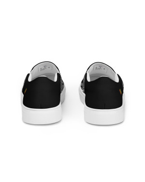 BGR Womens Black Bando Slip Ons