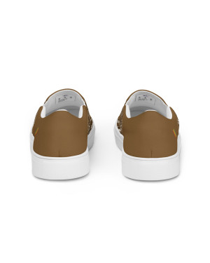 BGR Womens Brown Bando Slip Ons