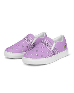 BGR Womens Lilac Bando Slip Ons