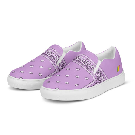 BGR Womens Lilac Bando Slip Ons