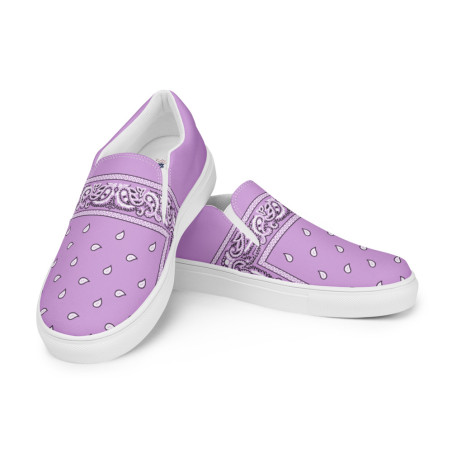 BGR Womens Lilac Bando Slip Ons