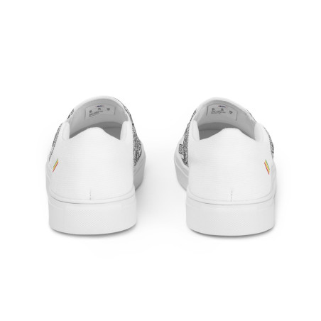 BGR Womens White Bando Slip Ons