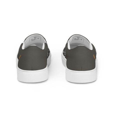 BGR Womens Dark Grey Bando Slip Ons
