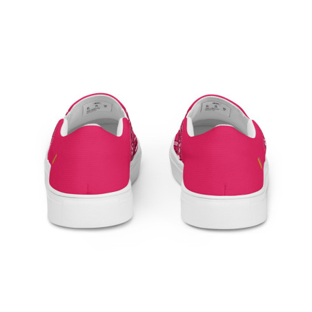 BGR Womens Hot Pink Bando Slip Ons
