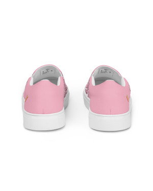 BGR Womens Light Pink Bando Slip Ons
