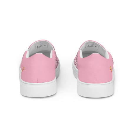 BGR Womens Light Pink Bando Slip Ons
