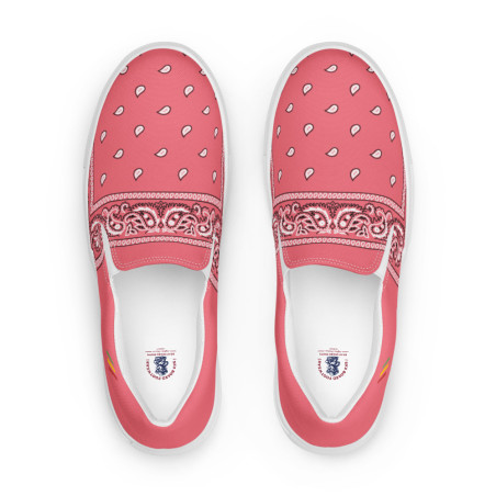BGR Womens Pink Bando Slip Ons
