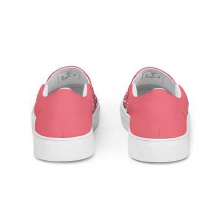 BGR Womens Pink Bando Slip Ons