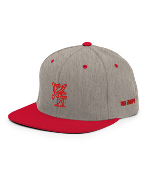BGR 2-Tone Red/Grey Tiamaat Snapback Hat
