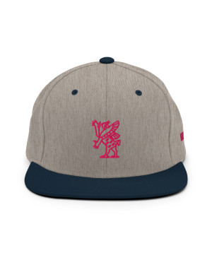 BGR 2-Tone Grey/Navy Pink Tiamaat Snapback Hat
