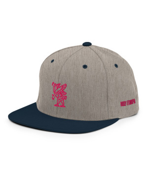 BGR 2-Tone Grey/Navy Pink Tiamaat Snapback Hat