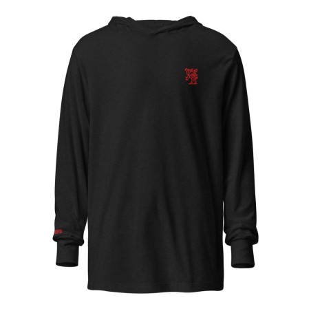 Black Holy Ethiopia Hooded Long-Sleeve Tee