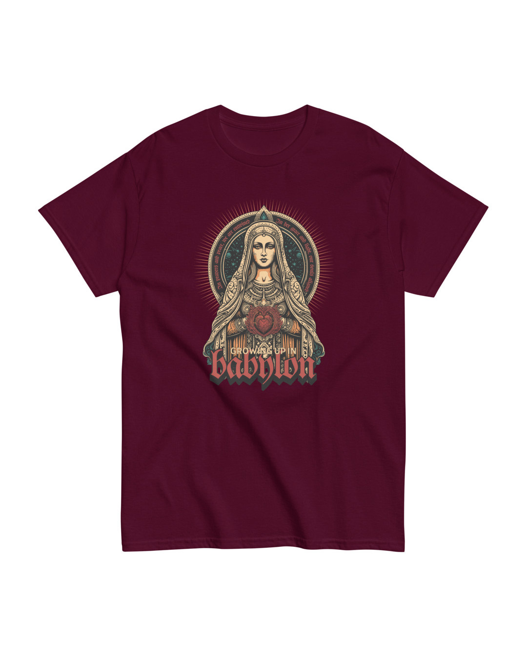 Red Wine 'Growing Up in Babylon' Classic T-Shirt
