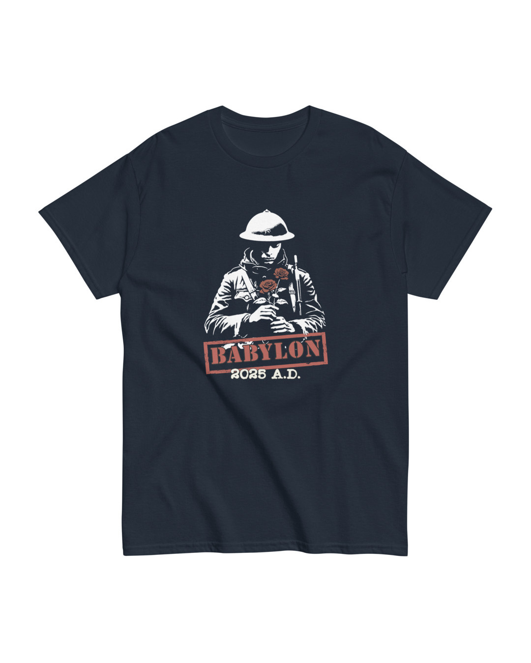 Navy 'Babylon 2025 A.D.' Classic T-Shirt