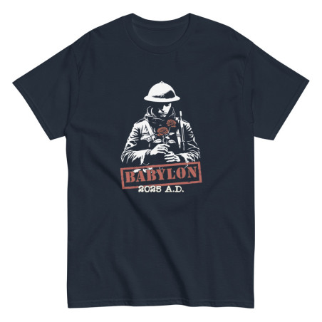 Navy 'Babylon 2025 A.D.' Classic T-Shirt