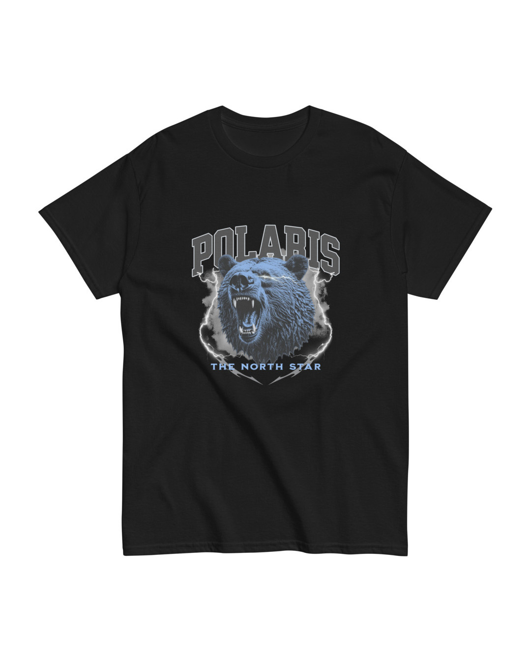 Black 'Polaris' Classic T-Shirts