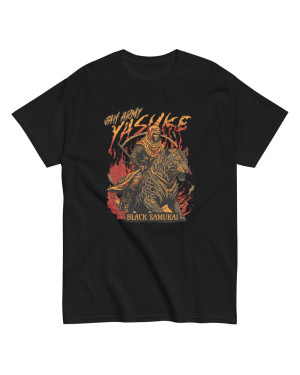 Black 'Jah Army Yasuke' Classic T-Shirt