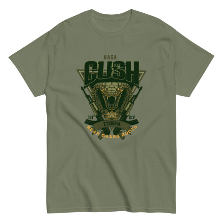 Military Green 'Naga Cush Army' Classic T-Shirt