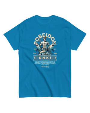 Aqua Blue 'Poseidon Enki' Classic T-Shirt