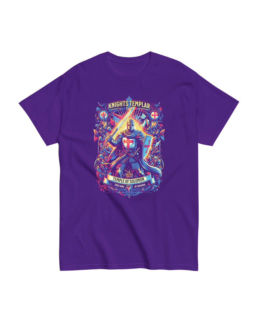 Purple 'Temple Of Soloman' Classic T-Shirt