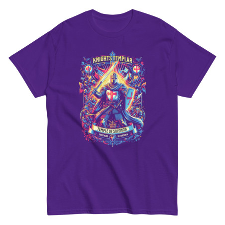 Purple 'Temple Of Soloman' Classic T-Shirt