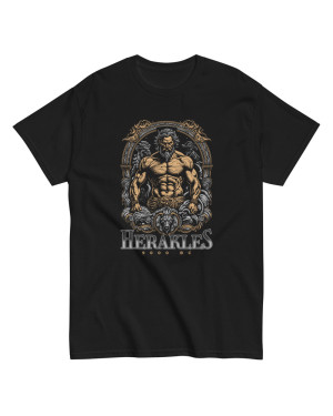 Black 'Herakles 9000 B.C.' Classic T-Shirt