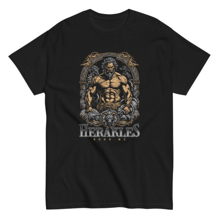 Black 'Herakles 9000 B.C.' Classic T-Shirt