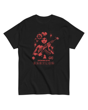 Black 'Growing Up In Babylon' Classic T-Shirt