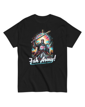 Black 'Jah Army' Classic T-Shirt