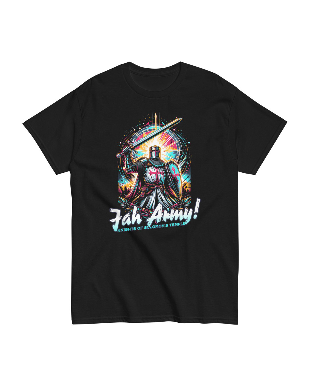 Black 'Jah Army' Classic T-Shirt