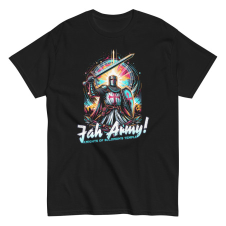 Black 'Jah Army' Classic T-Shirt